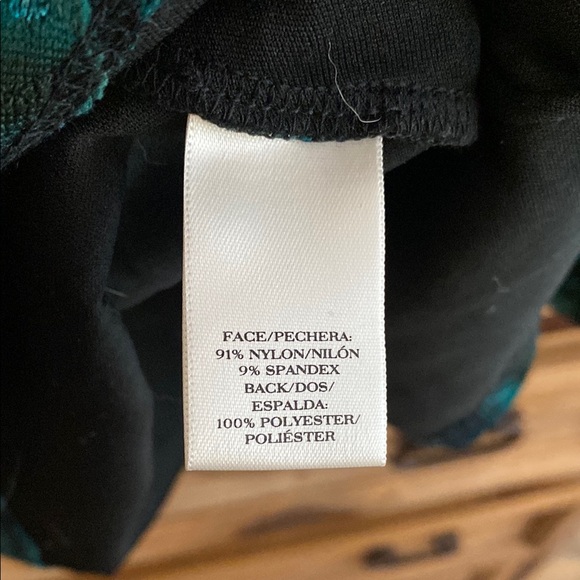 Ann Taylor Blue and Black Peplum Blouse - Picture 8 of 14